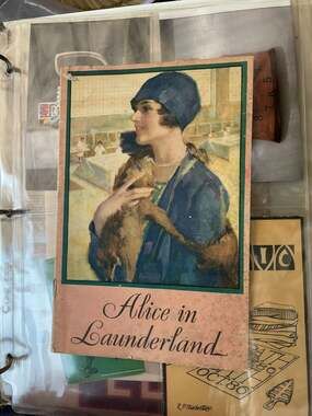 1928 Alice in Launderland Vintage Advertisement Booklet for Puritan Laundry